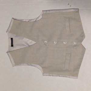 Boy Vest Beige/Cream Size 6
